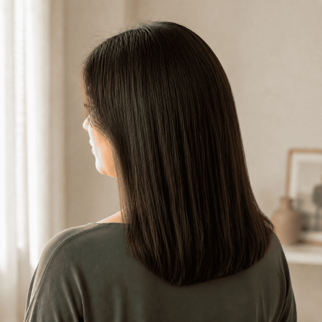 O mesmo cabelo ap&oacute;s finaliza&ccedil;&atilde;o demonstrativa com a Zeniar Al&iacute;nea 5